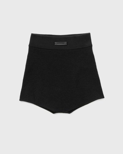 Fear of God Essentials WMNS WAFFLE KNIT BOXER, black