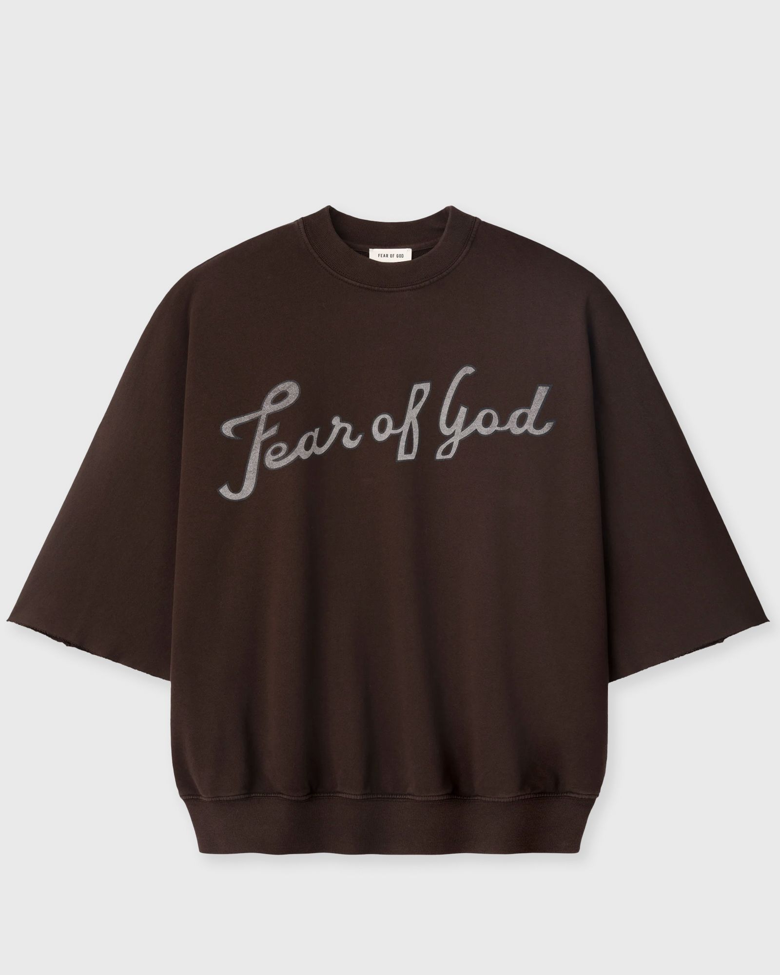 Fear of God 43 CUT SLEEVE SWEATSHIRT, brown