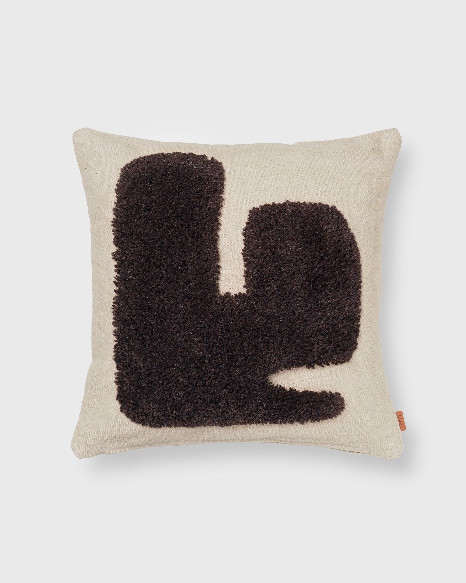 Ferm LIVING Lay Cushion, brown|beige