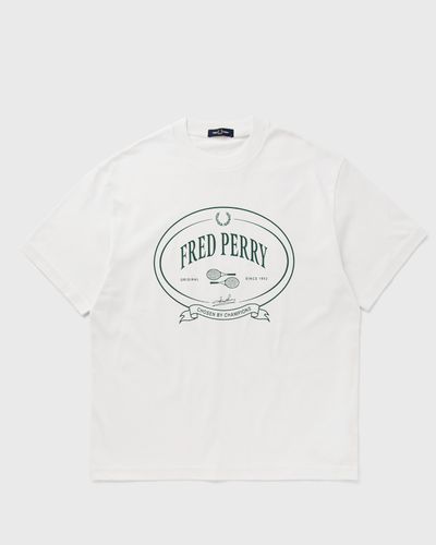 Fred Perry CHOSEN BY CHAMPIONS T-SHIRT, white