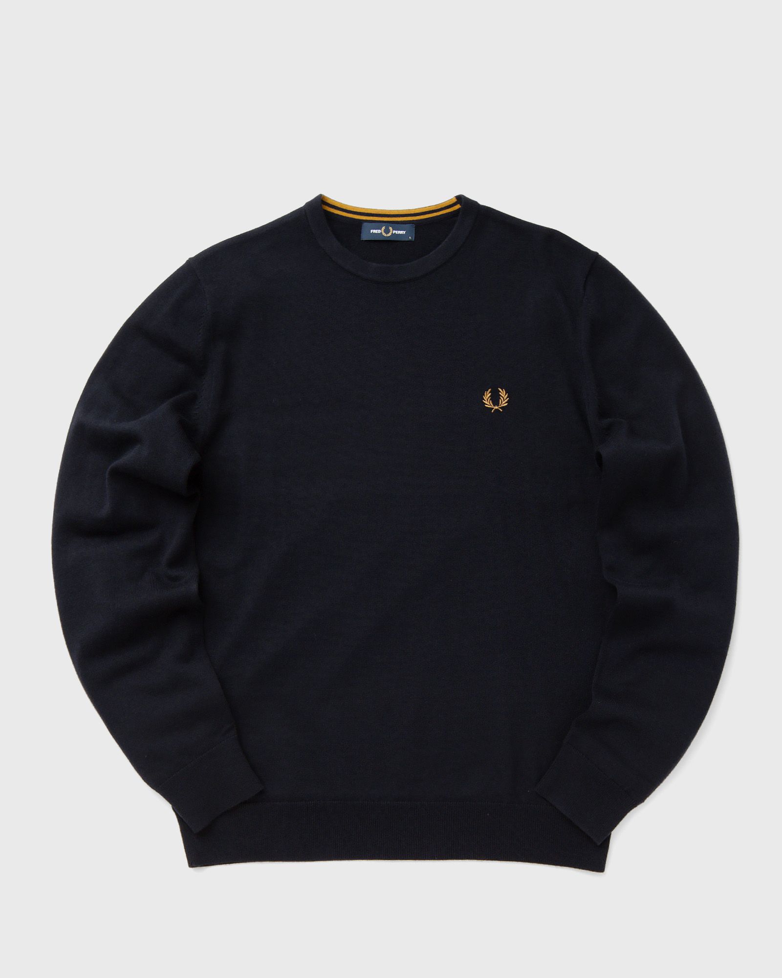 Fred Perry CLASSIC CREW NECK JUMPER, blue