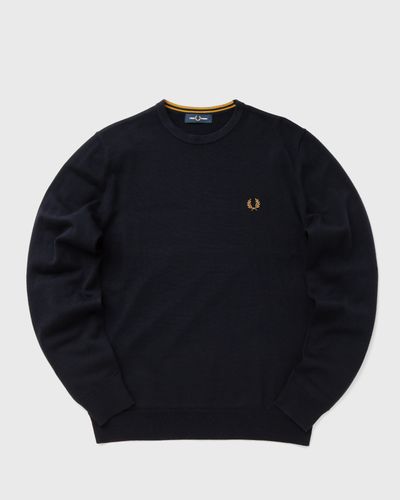 Fred Perry CLASSIC CREW NECK JUMPER, blue