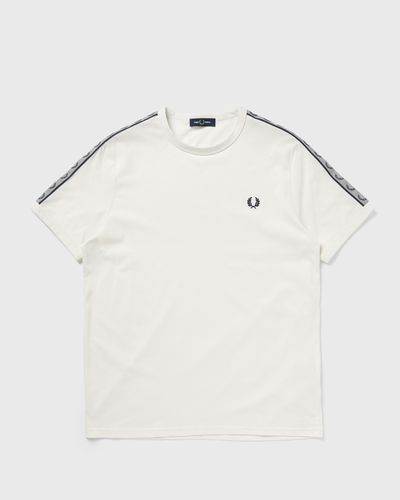 Fred Perry CONTRAST TAPE RINGER T-SHIRT, beige
