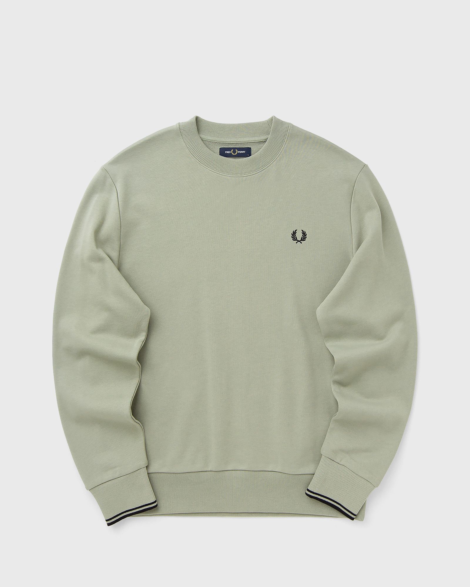 Fred Perry CREW NECK SWEATSHIRT, green