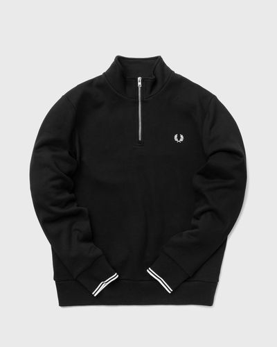 Fred Perry HALF ZIP SWEATSHIRT, black