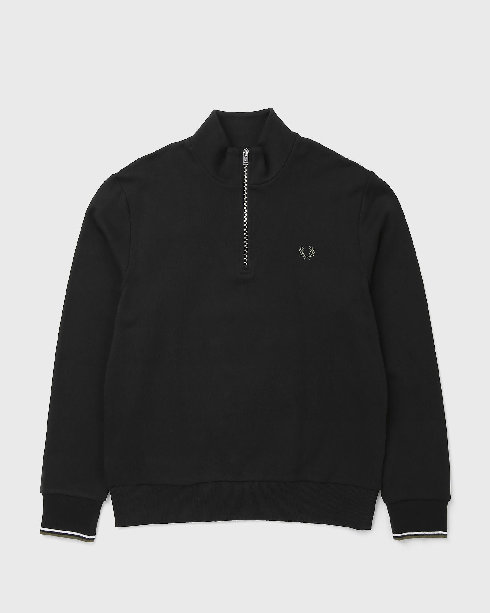 Fred Perry Noir Sweatshirt 1/2 Zip - Bild 3