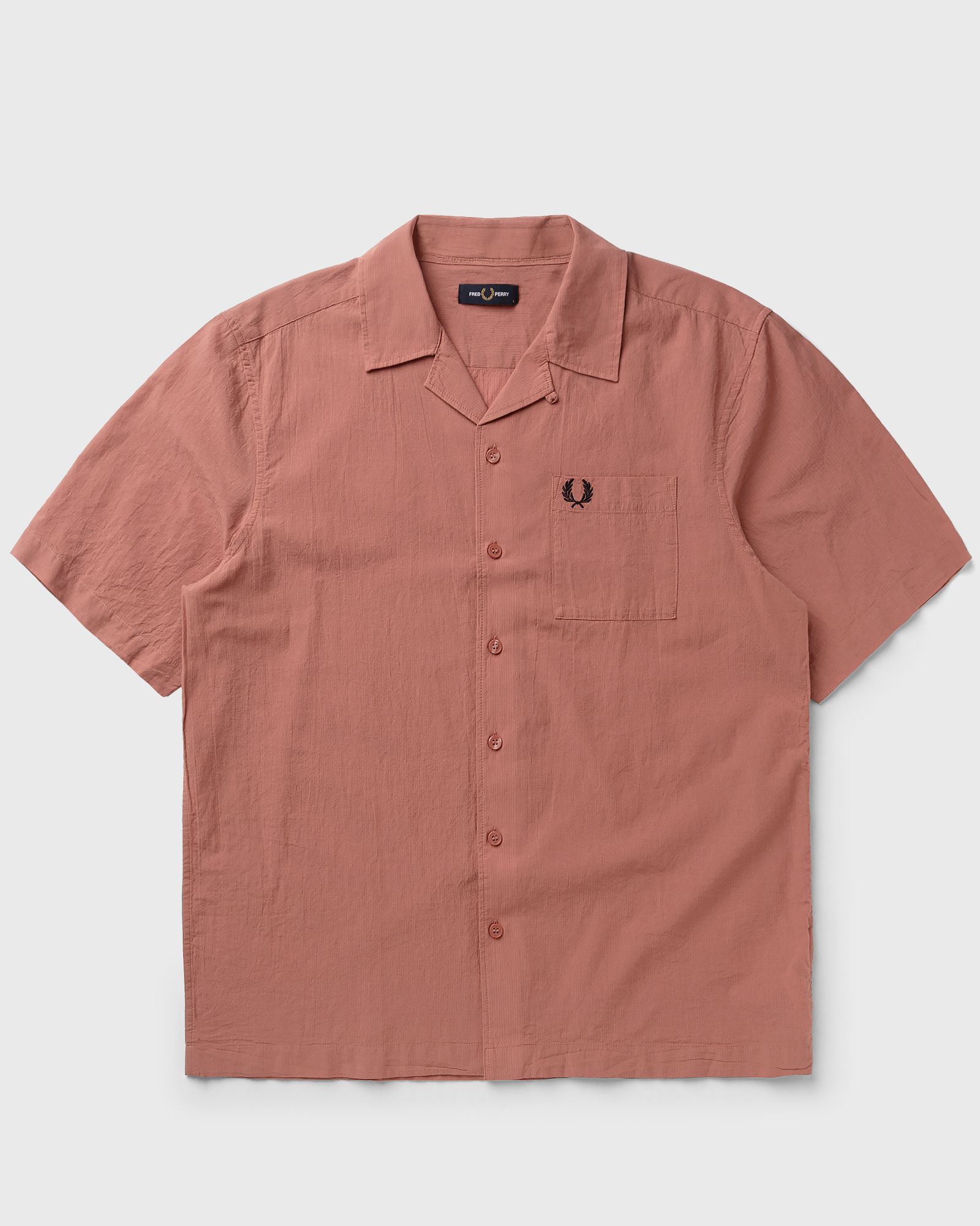 Fred Perry LIGHTWEIGHT TEXTURE REVERE COL, pink