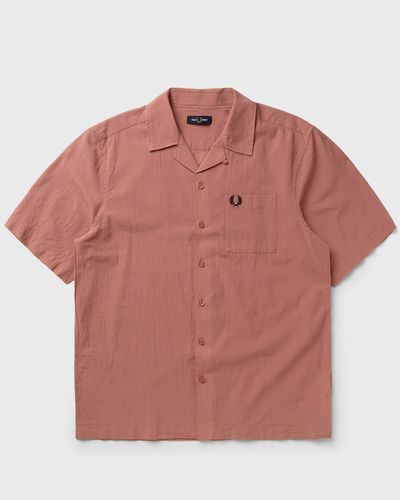 Fred Perry LIGHTWEIGHT TEXTURE REVERE COL, pink