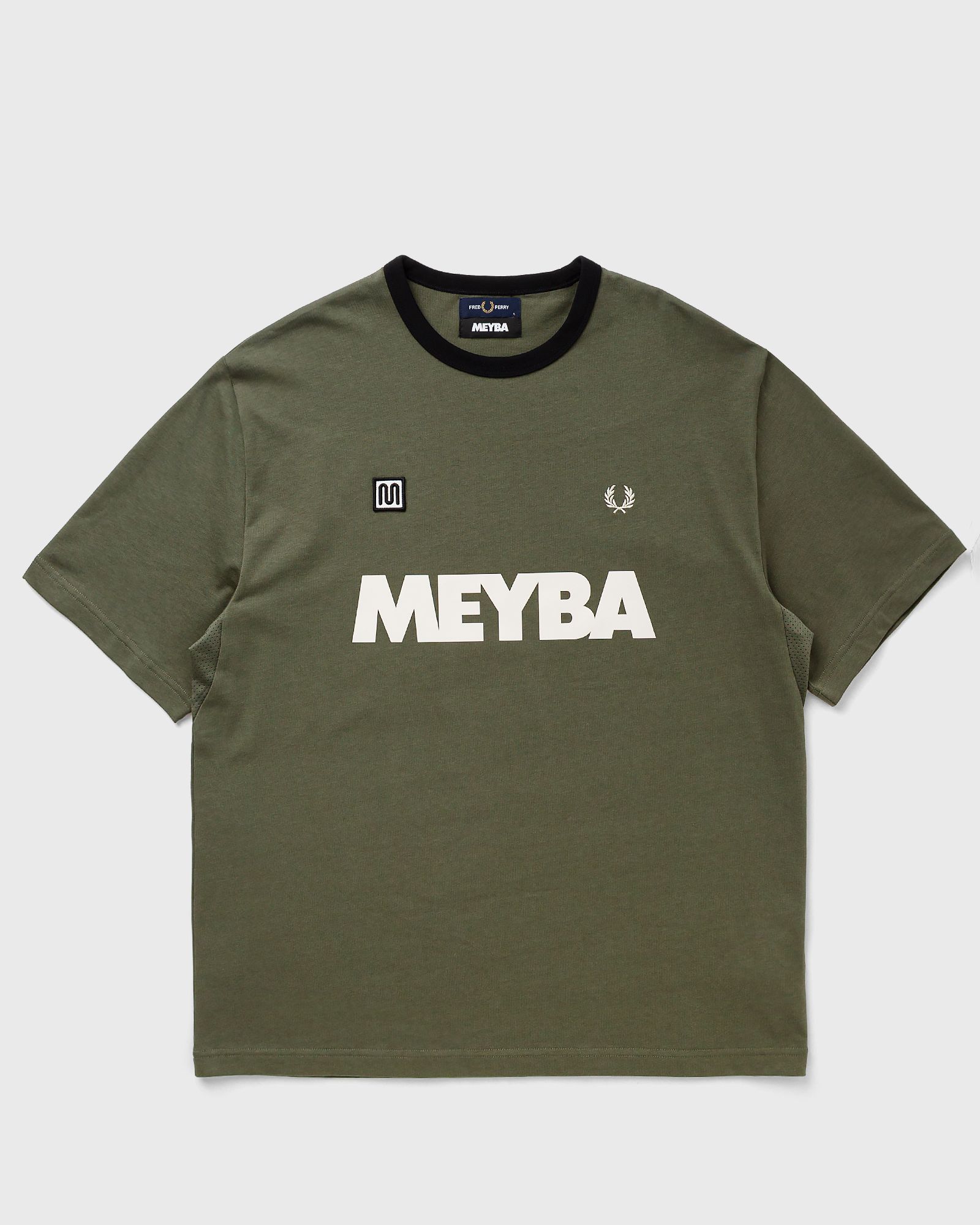 Fred Perry MEYBA RINGER T-SHIRT, green