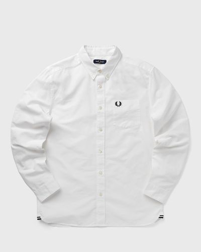 Fred Perry OXFORD SHIRT, white