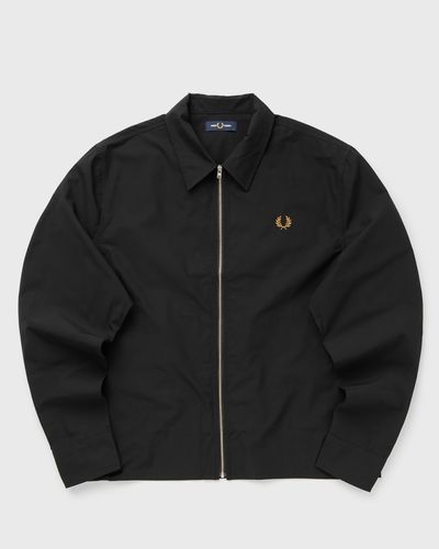 Fred Perry POPLIN OVERSHIRT, black