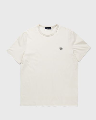 Fred Perry RINGER T-SHIRT, white