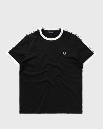 Fred Perry TAPED RINGER T-SHIRT, black