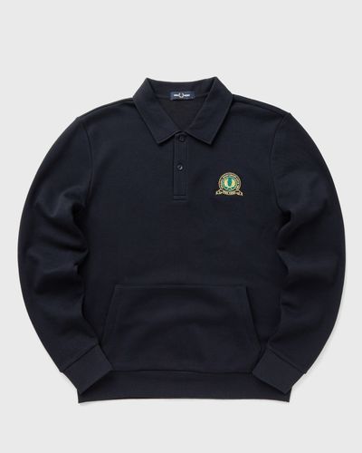 Fred Perry TENNIS BADGE COLLARED SWEATSHI, blue