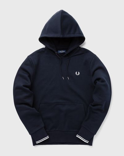 Fred Perry TIPPED HOODED SWEATSHIRT, blue