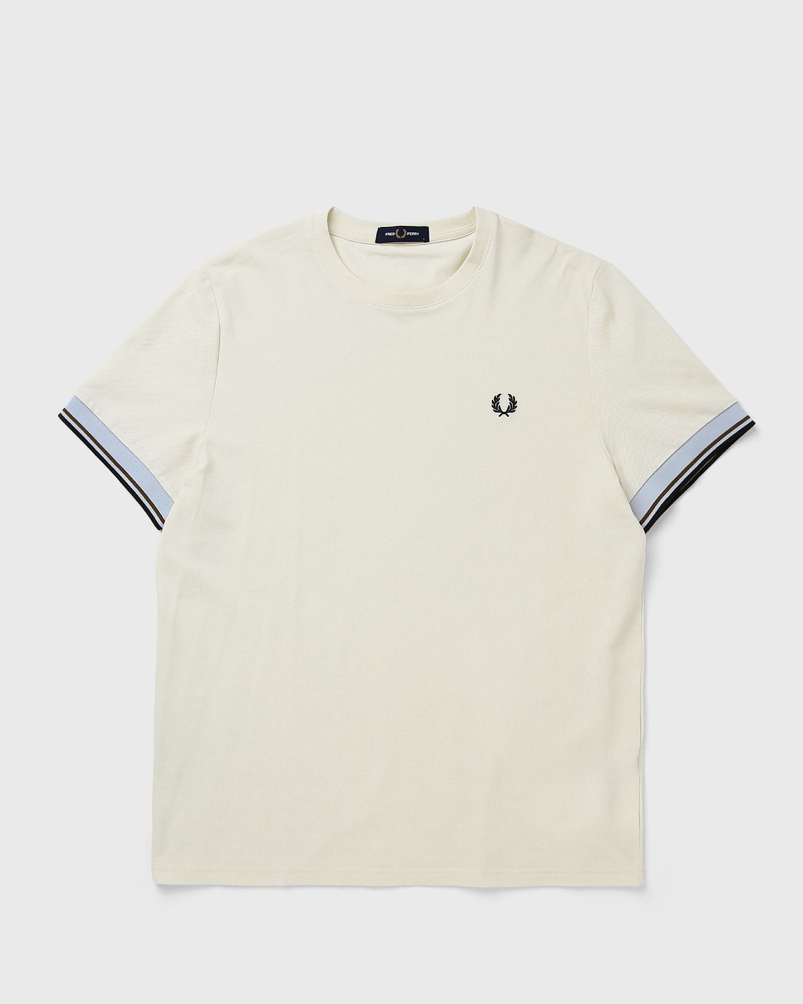 VAN GRAAF Fred Perry Herren Sand T-Shirt Baumwolle (100%) Beige, Mittel - Bild 3
