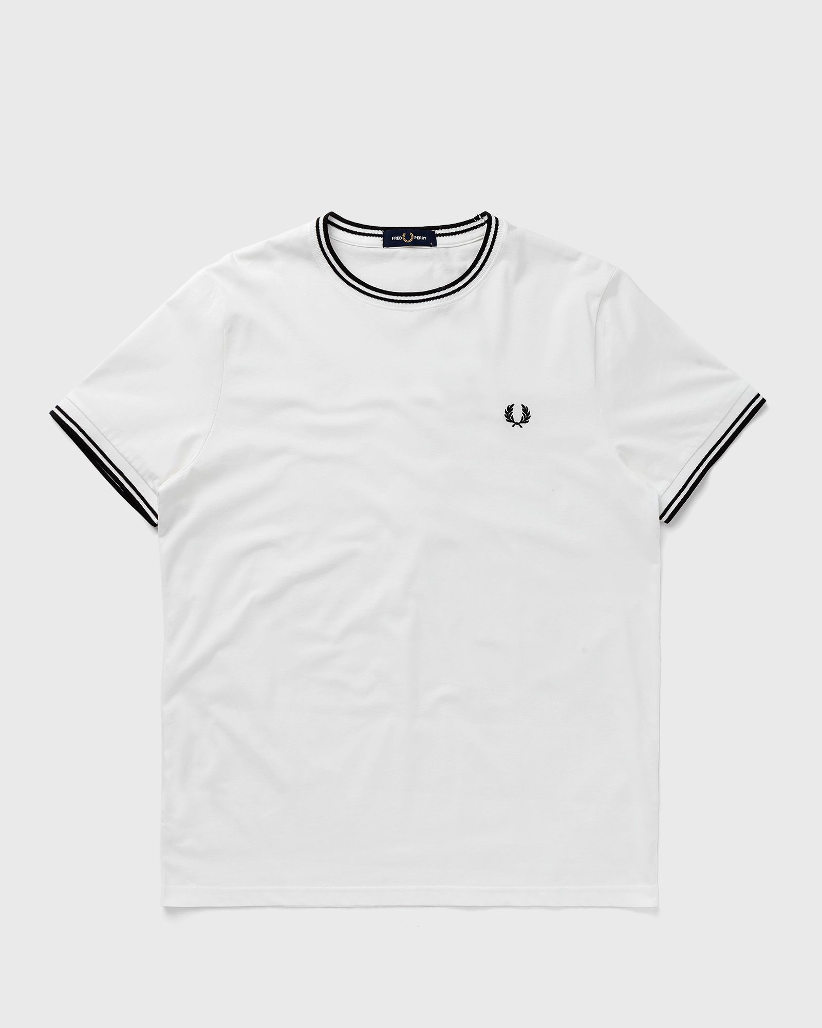 Fred Perry TWIN TIPPED T-SHIRT, white