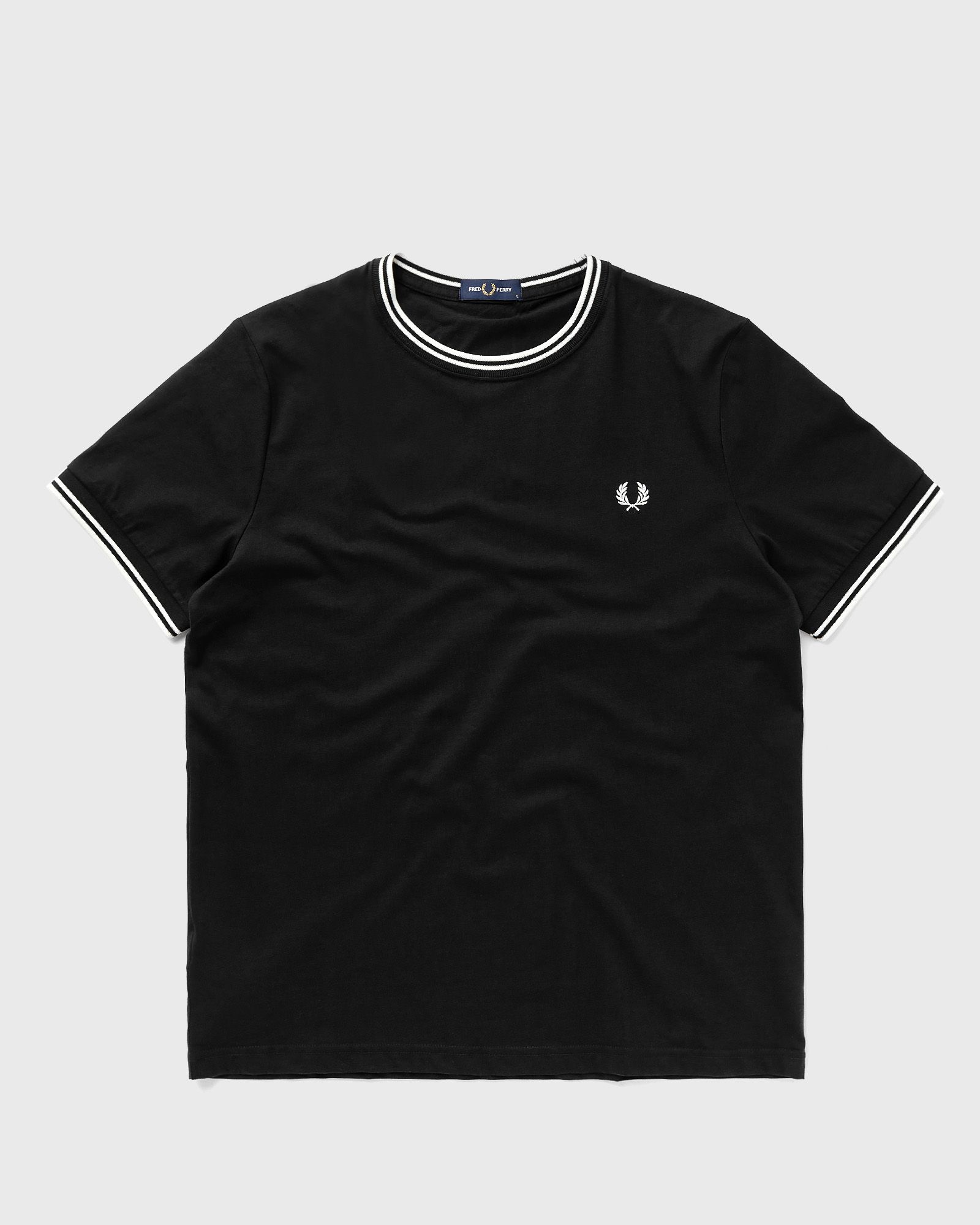 Fred Perry TWIN TIPPED T-SHIRT, black