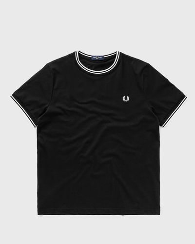 Fred Perry TWIN TIPPED T-SHIRT, black