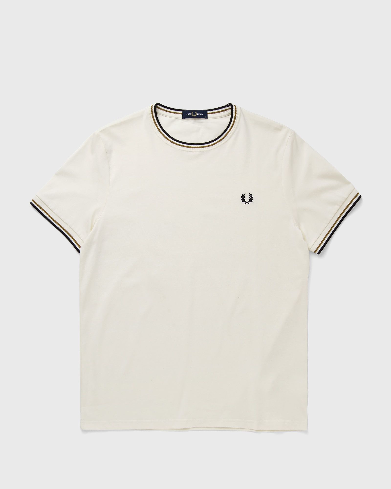 Fred Perry TWIN TIPPED T-SHIRT, beige