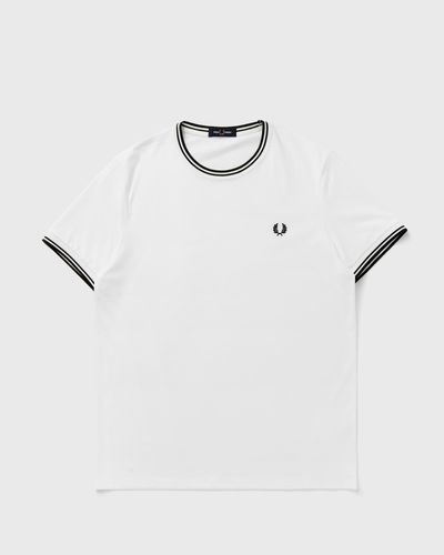 Fred Perry TWINTIPPEDT-SHIRT, white