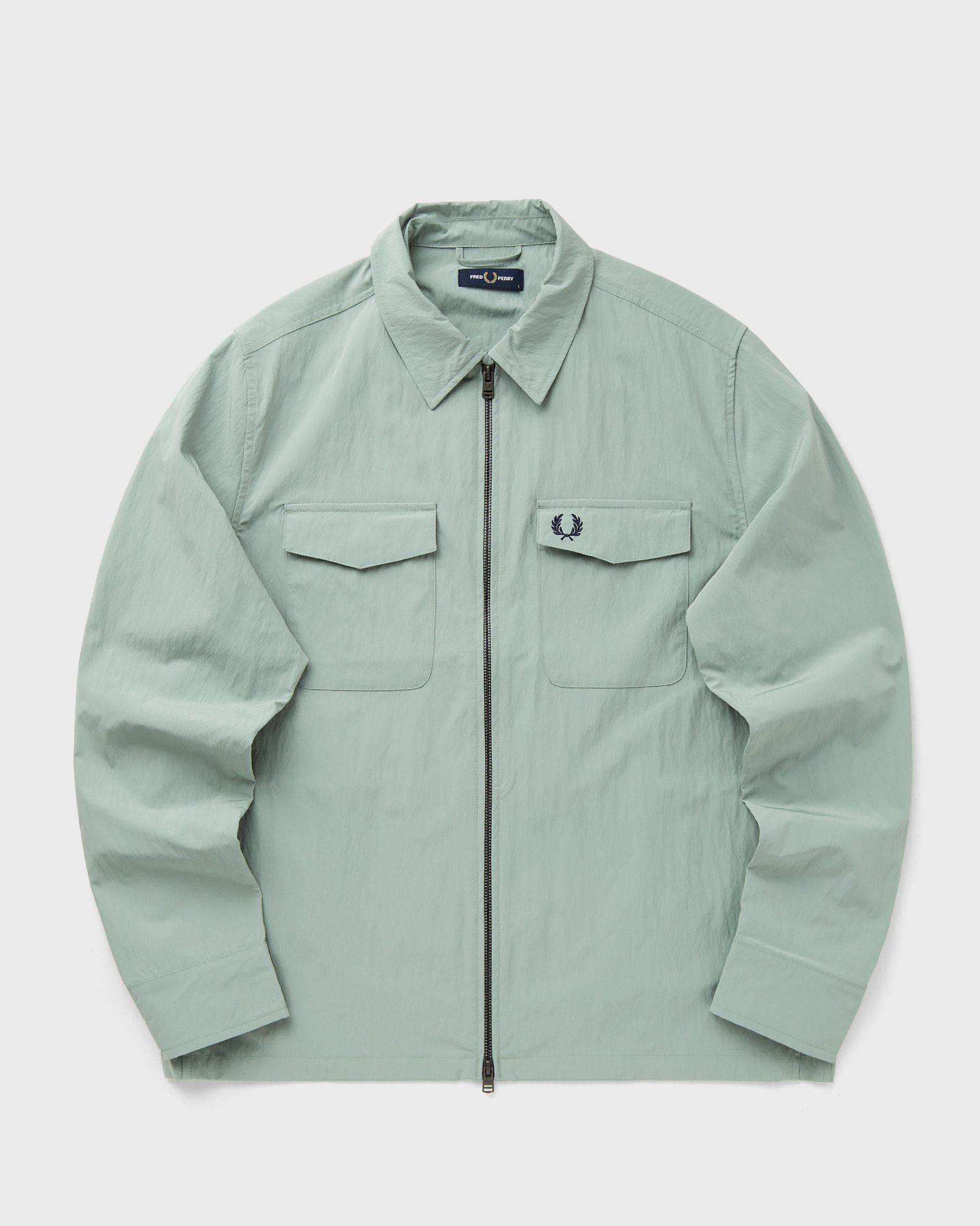 Fred Perry ZIP THROUGH OVERSHIRT, green