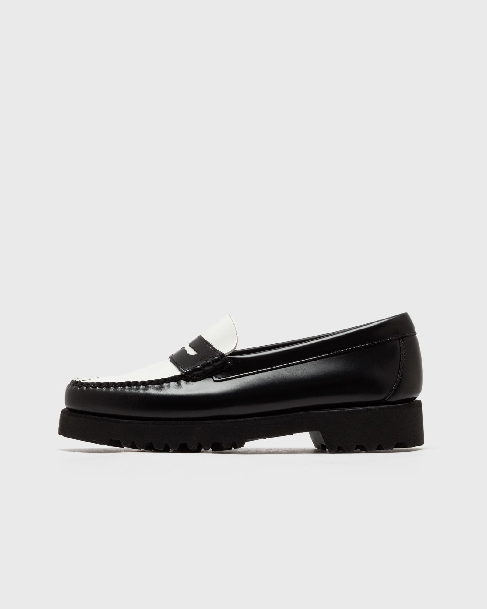 G H Bass WEEJUN 90 Penny Lthr, black|white