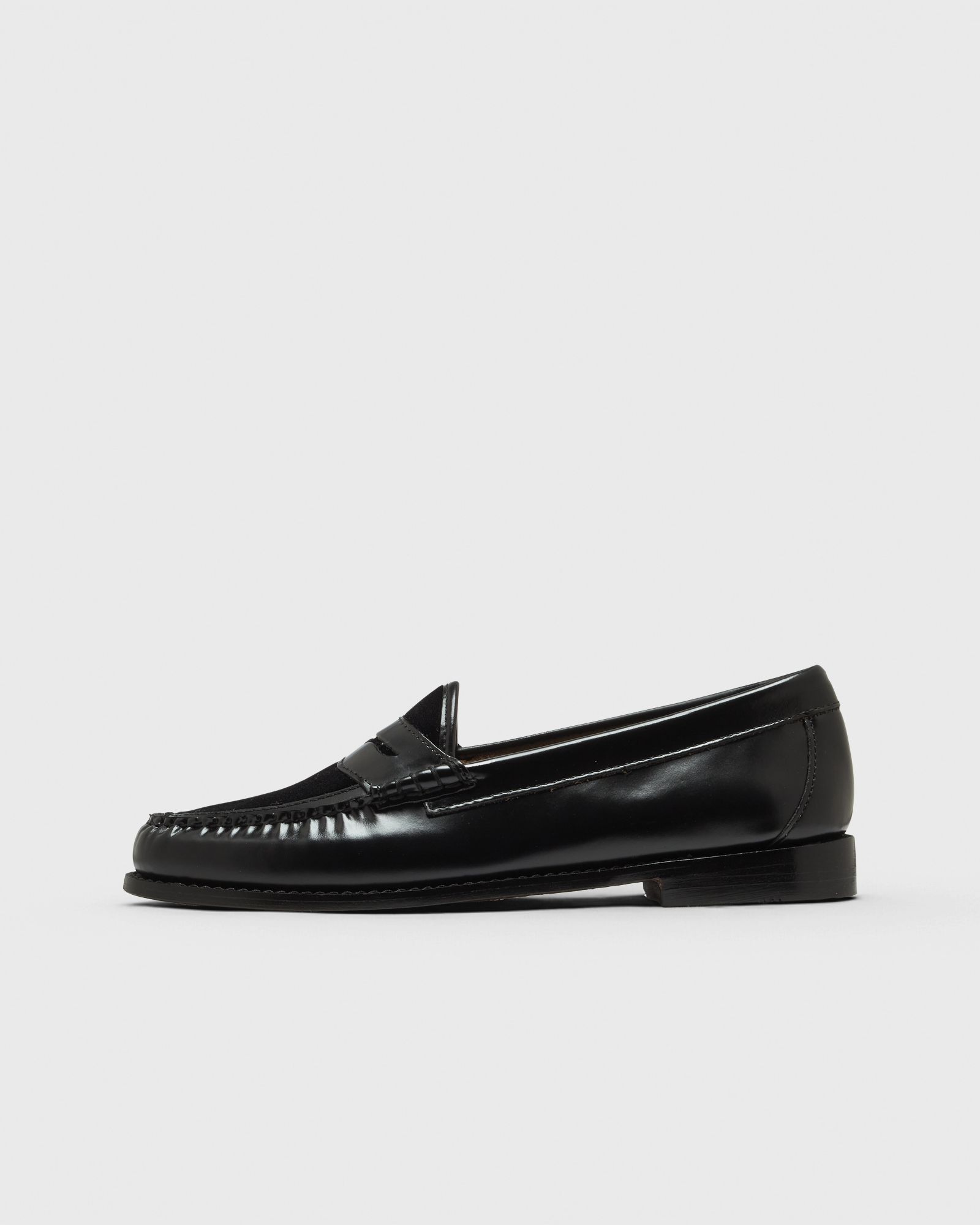 G H Bass WEEJUN WMN Penny Velvet, black