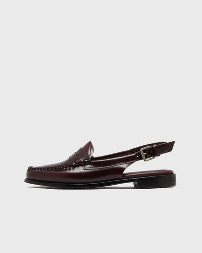 G H Bass WMNS WEEJUN Penny Sling, red