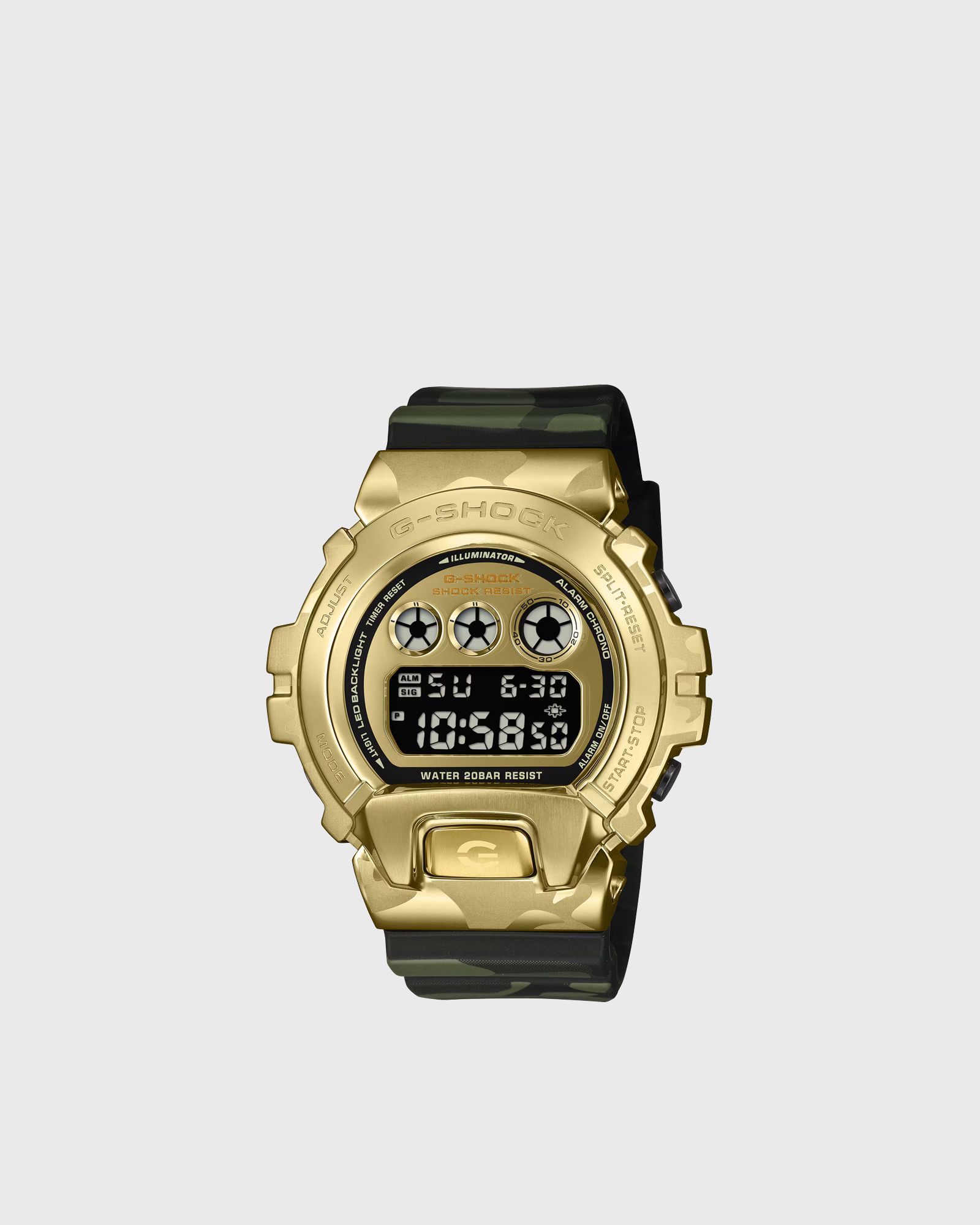 G-SHOCK GM-6900CMG-3ER, gold|green