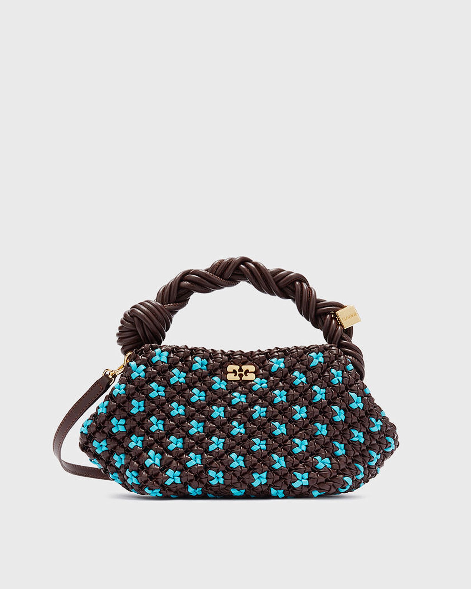 Ganni Bou Mini Braided, brown