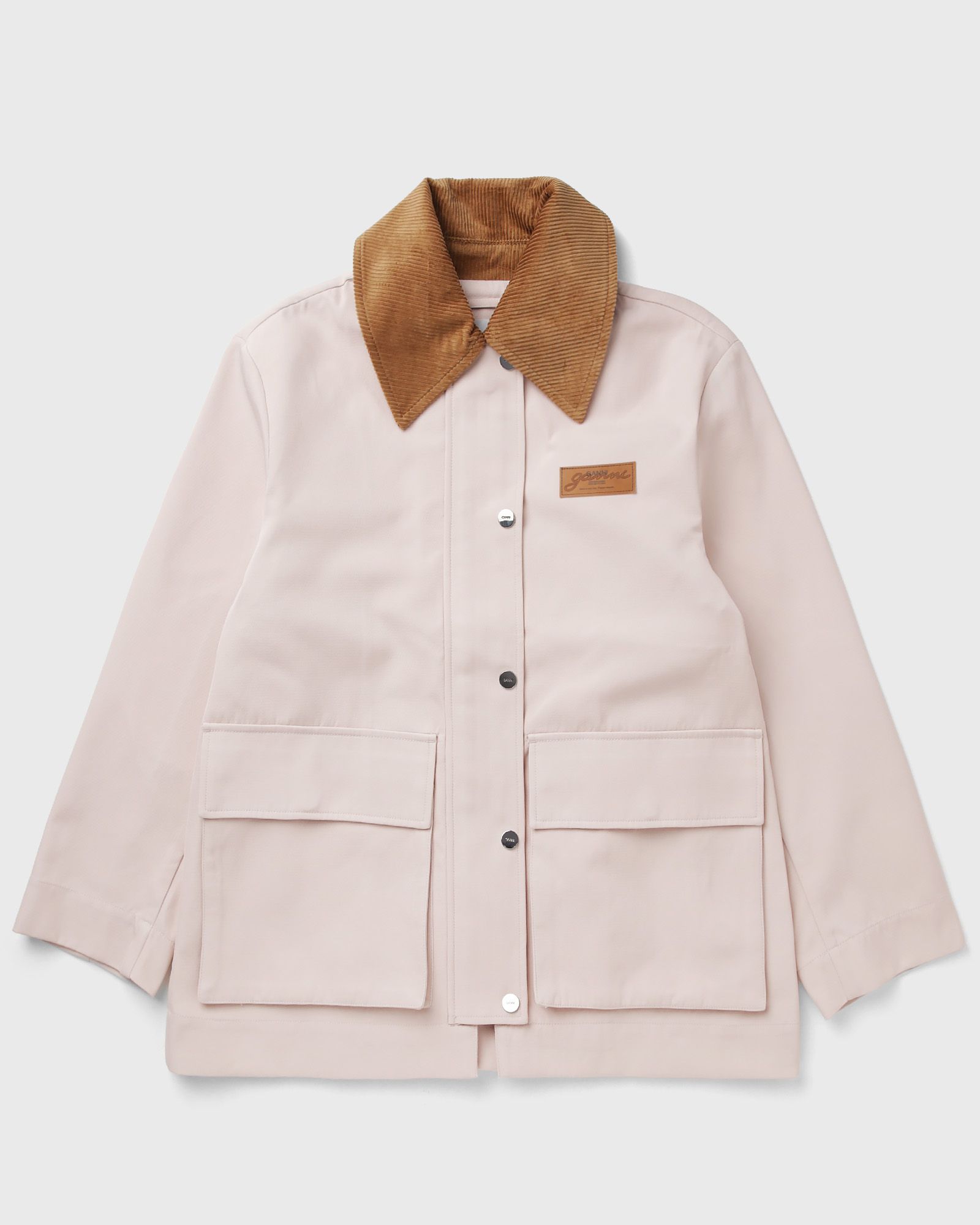 Ganni Heavy Twill Jacket, pink
