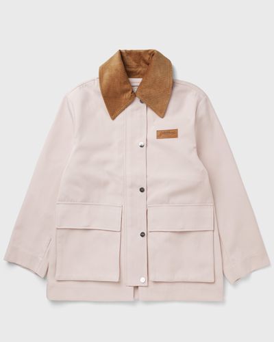 Ganni Heavy Twill Jacket, pink