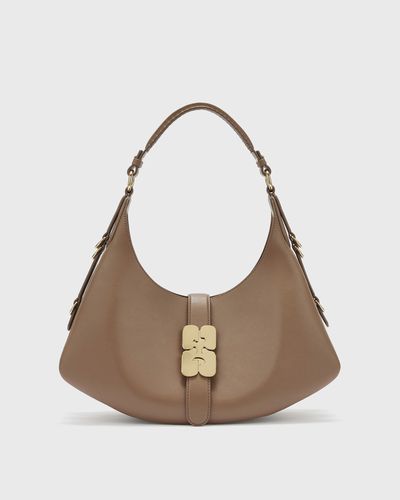 Ganni Kat Small Butter, brown