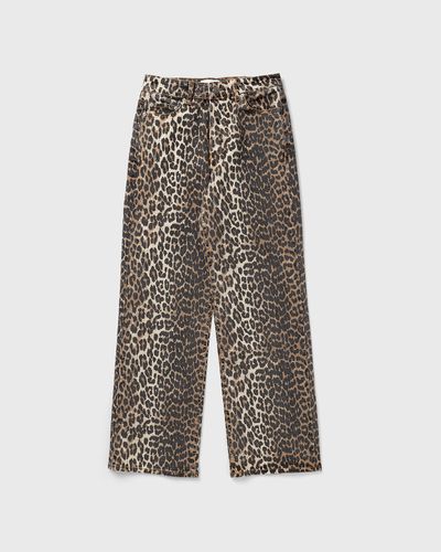 Ganni Print Denim Izey, brown