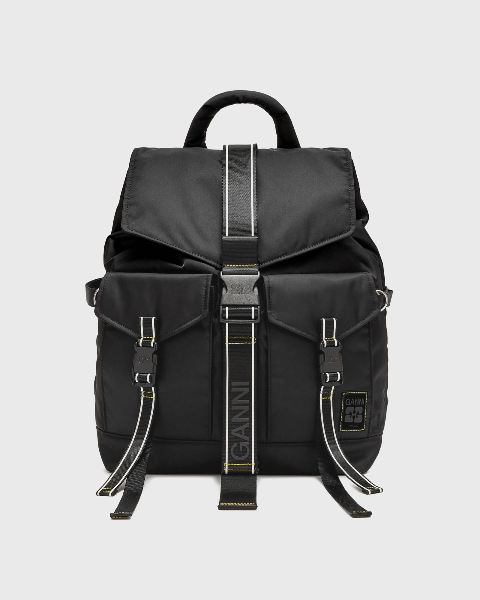 Ganni Re-Tech Sport Nylon Backpack, black
