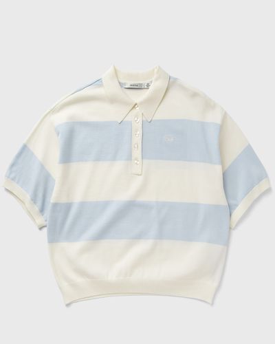 Gestuz GZmaia ss polo pullover, blue|beige