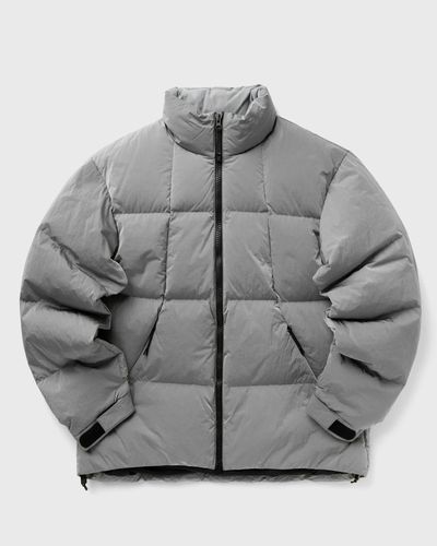 Goldwin Dope Dyed Ripple Nylon Down Jacket, grey