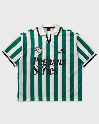 Goodies Sportive ABOUT LOVE FOOTBALL TEE, green|beige