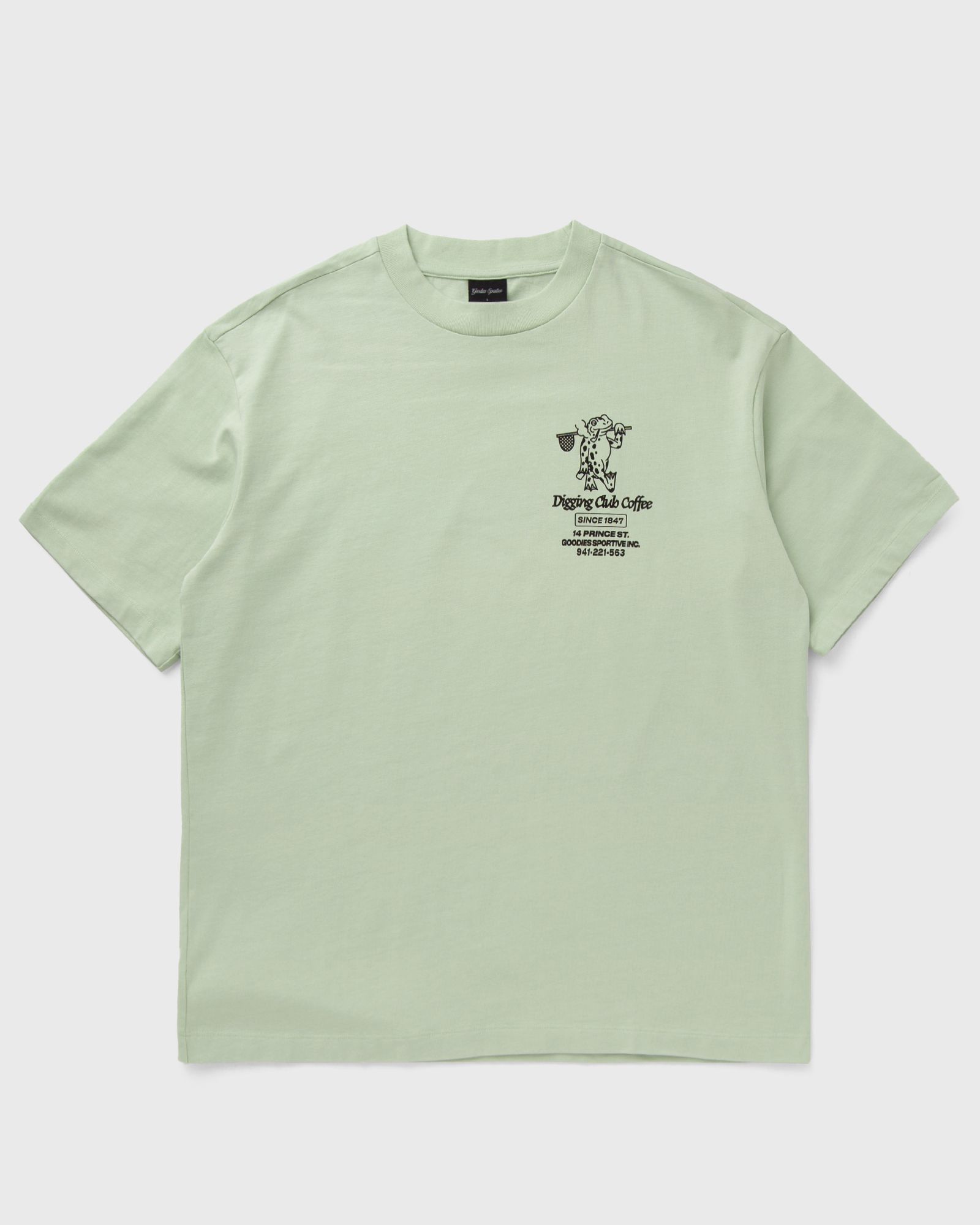 Goodies Sportive DIGGING CLUB MINT TEE, green