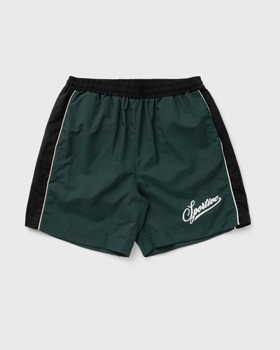 Goodies Sportive OPEN TRACKSUIT SHORTS, green