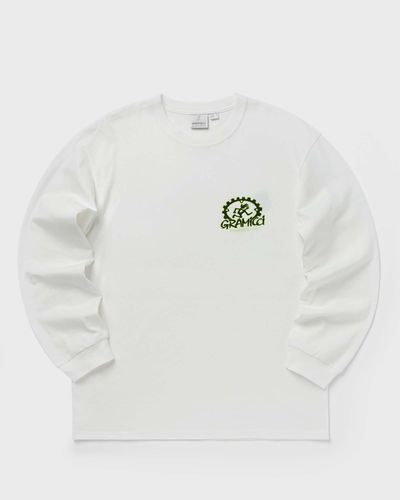 Gramicci EQUIPPED FOR DIRT L/S TEE, white