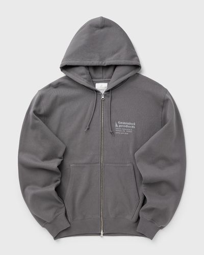 Gramicci G-SAIL ZIP HOODED SWEATSHIRT, grey