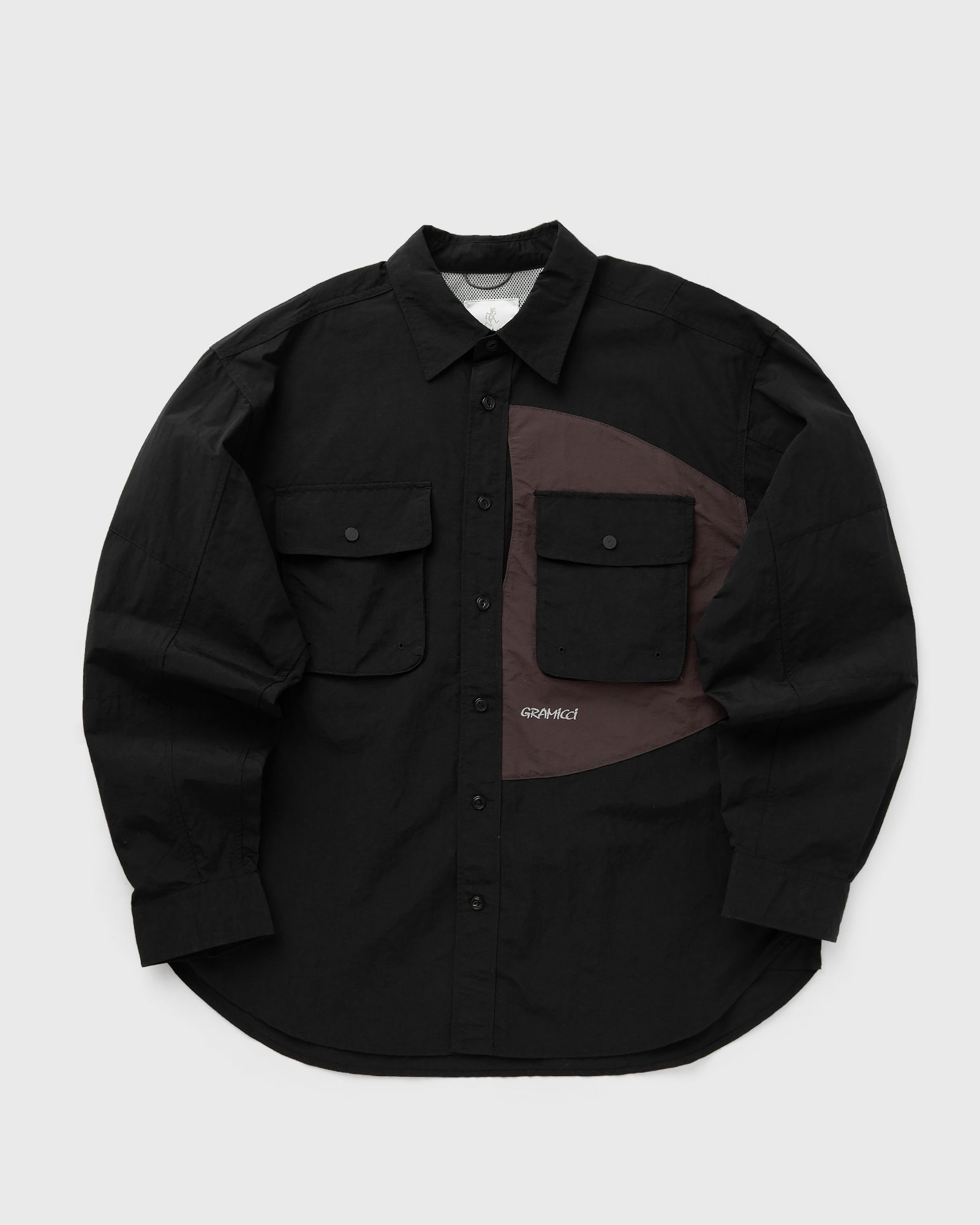 Gramicci NYLON BRENTWOOD SHIRT, black