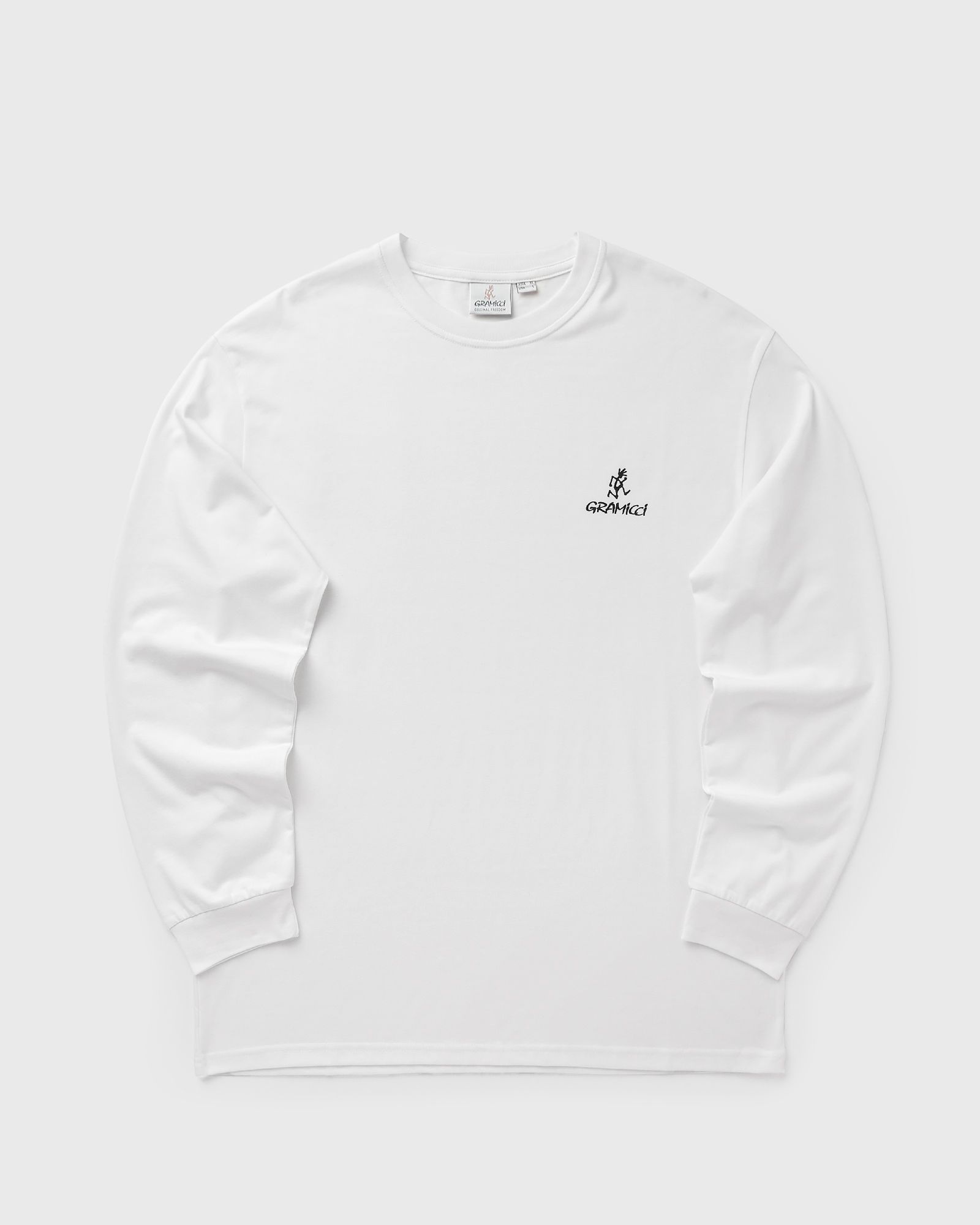 Gramicci ONE POINT LOGO L/S TEE, white