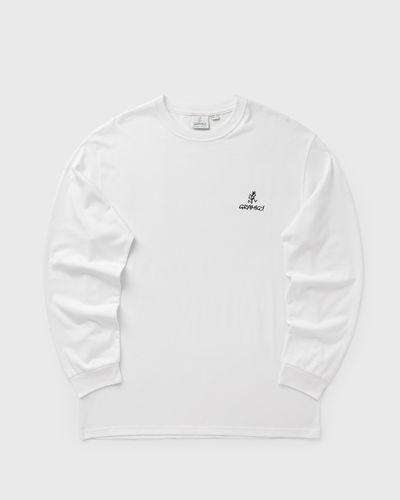 Gramicci ONE POINT LOGO L/S TEE, white
