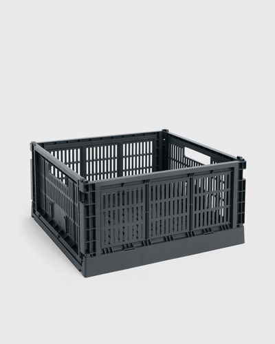 Hay Colour Crate Large Square, black