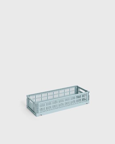 Hay Colour Crate Mini Oblong, blue