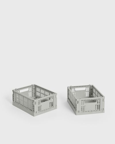 Hay Colour Crate Mini Set of 2, grey
