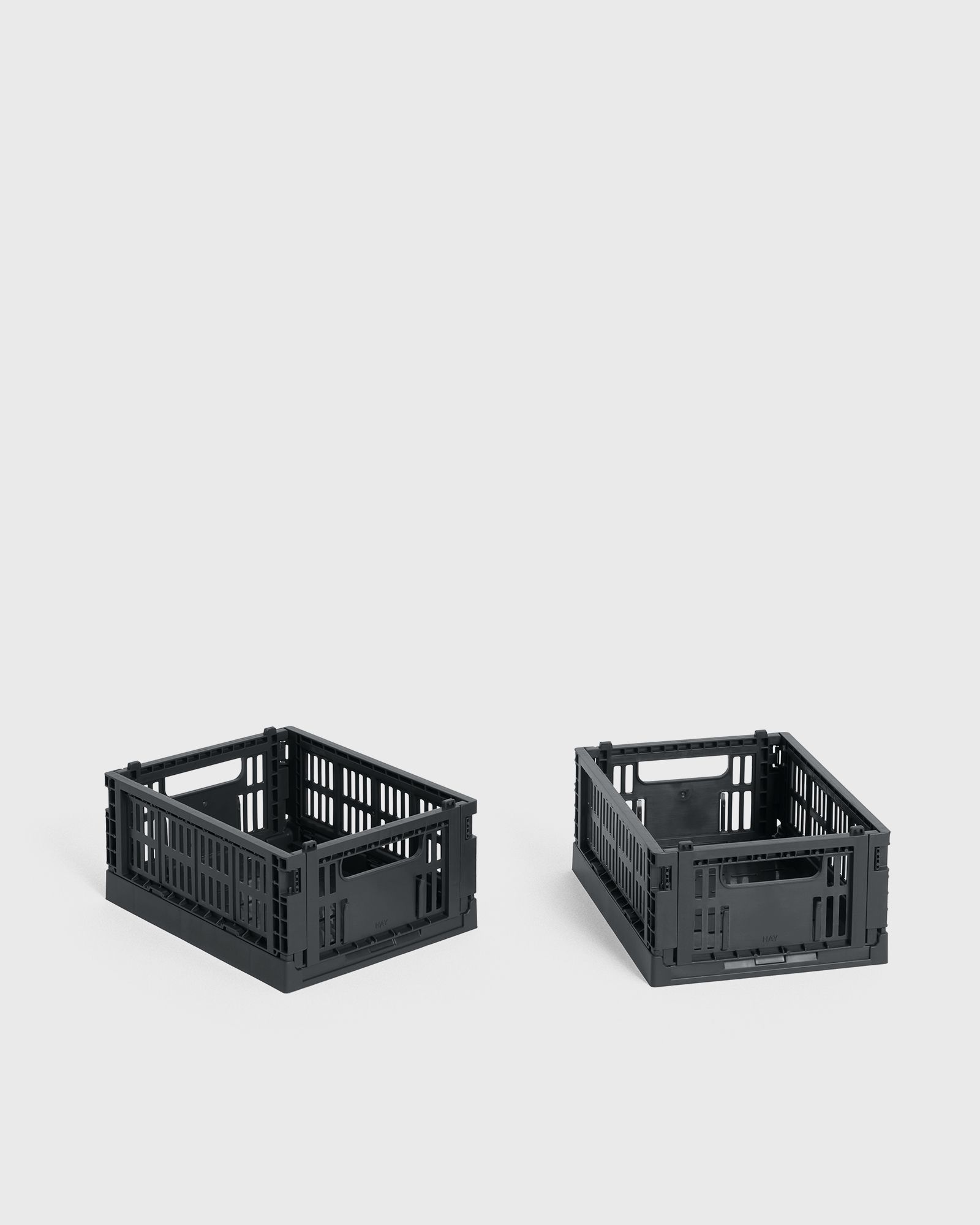 Hay Colour Crate Mini Set of 2, black